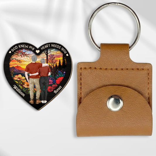 My Heart Needs You - Personalized Custom Wooden Pocket Hug
