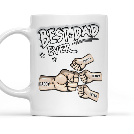 Best Dad - Personalized 3D Inflated Effect Mug