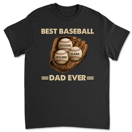 Baseball Dad - Personalized Custom Shirt
