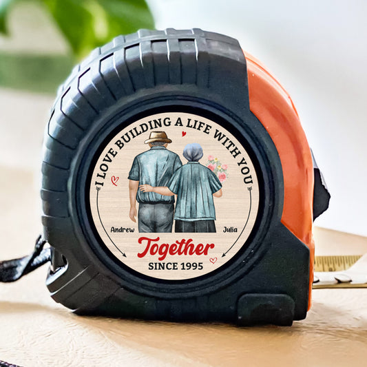 Building A Life - Personalized Custom Tape Measure