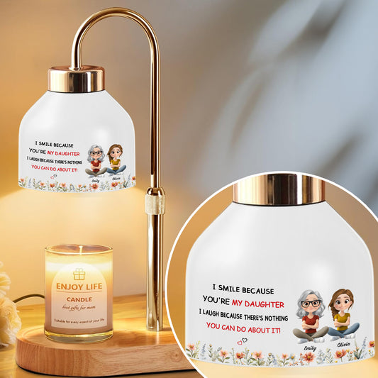 For Daughter - Personalized Custom Candle Warmer Lamp