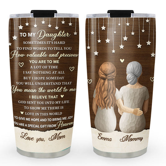 You Mean The World To Me - Personalized Custom Tumbler