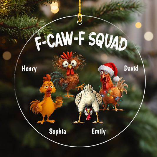 FCAWF Squad - Personalized Custom Acrylic Ornament