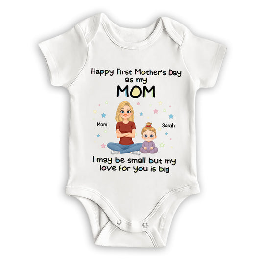 New Mom Love - Personalized Custom Baby Onesie