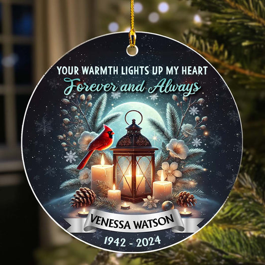 Forever And Always - Personalized Custom Acrylic Ornament