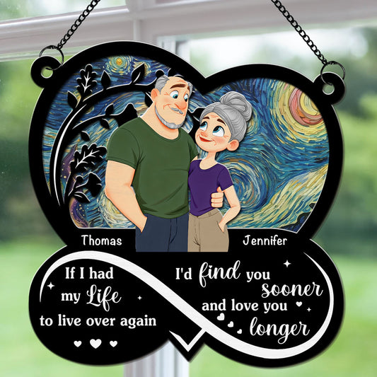 Love You So Much 2 - Personalized Custom Suncatcher