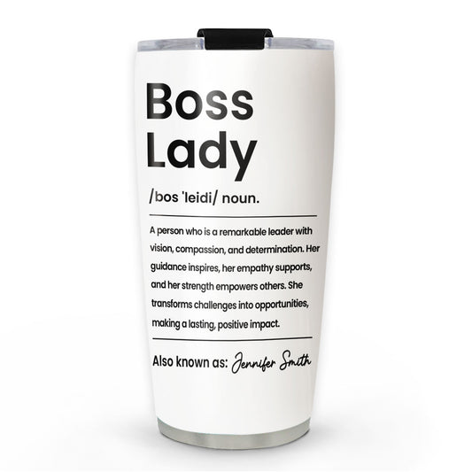 Boss Lady 2 - Personalized Custom Tumbler