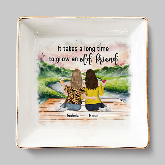 Grow An Old Friend - Personalized Custom Jewelry Dish