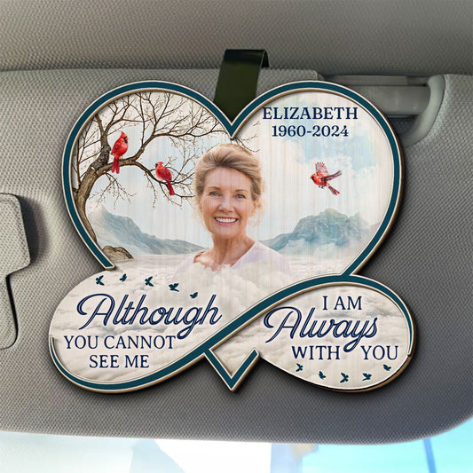 Beside me - Personalized Car Visor Clip