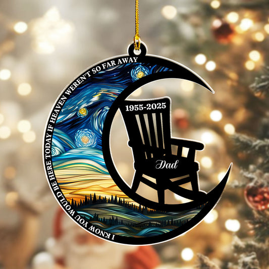 Sit In Heaven - Personalized Custom Acrylic Ornament