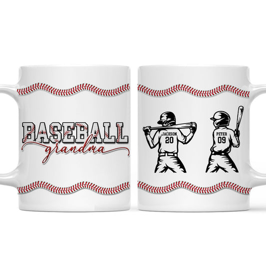Baseball Mom - Personalized Custom Coffee Mug