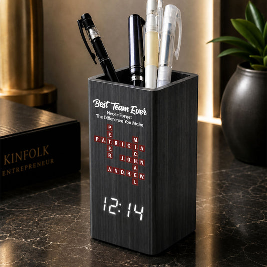Best Team Ever - Personalized Custom Pen Holder