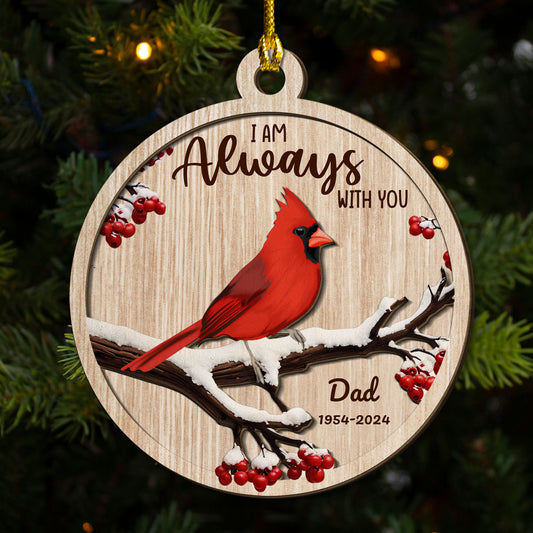 Be Still And Know - Personalized Custom Freeshape 2-Layered Wood Ornament