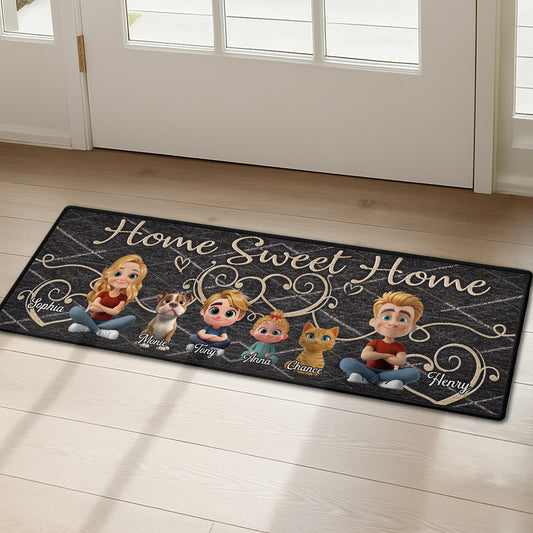 Home Sweet Home - Personalized Custom Runner Rug