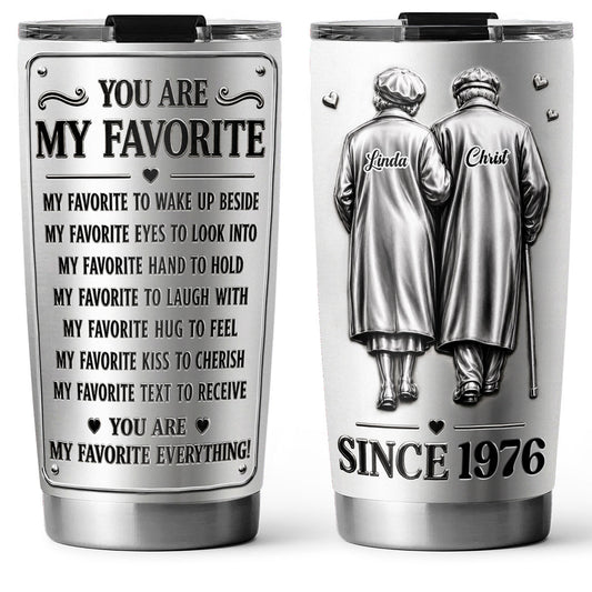 My Favorite - Personalized Custom 3D Effect Tumbler