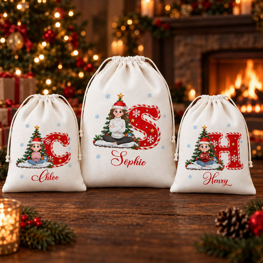 Christmas Surprise Bag - Personalized Favor Bag
