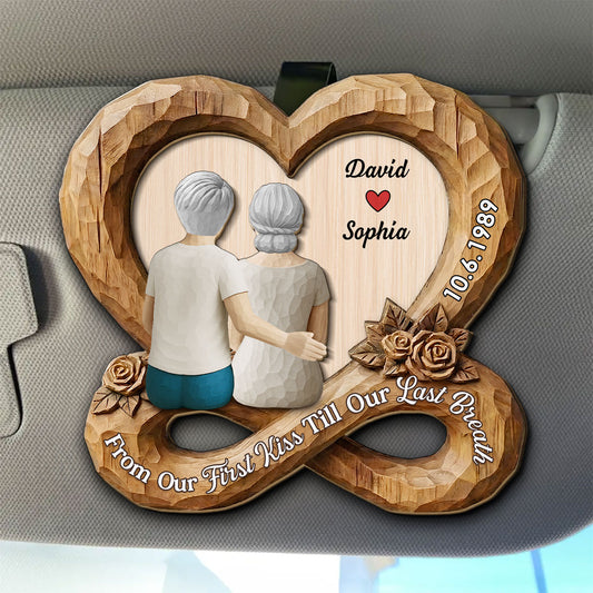 To Forever With You - Personalized Custom Car Visor Clip