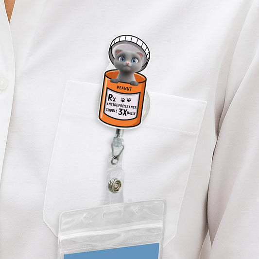 My Favorite Tiny Therapists Ever - Personalized Custom Acrylic Badge Reel