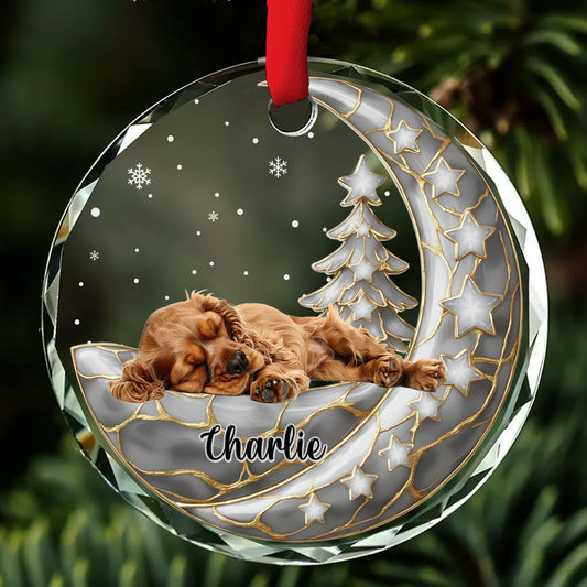 Beside Pearl Of You Photo - Personalized Custom 3D Effect Glass Ornament