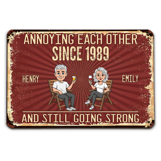 Our Love Forever - Personalized Custom Metal Sign