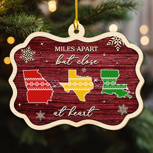 Home Is Where - Personalized Custom Wood Ornament