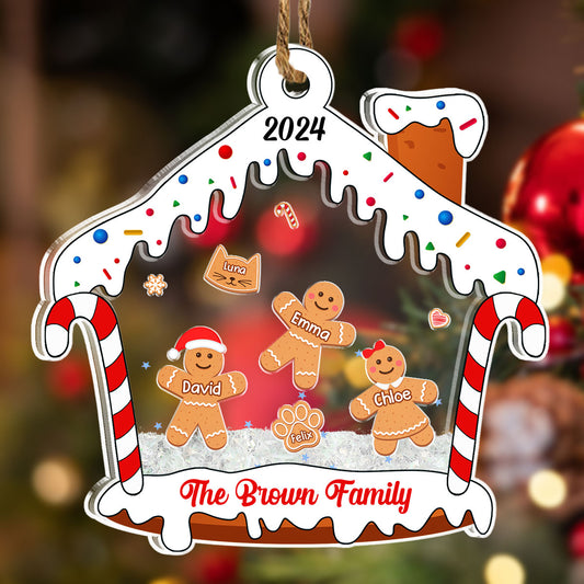 Member Of Family - Personalized Custom Acrylic Shaker Ornament