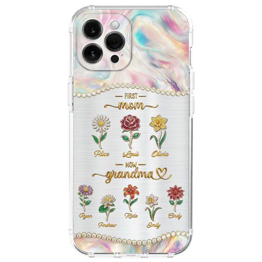 First Mom Now Grandma 2 - Personalized Custom 3D Inflated Effect Phone Case