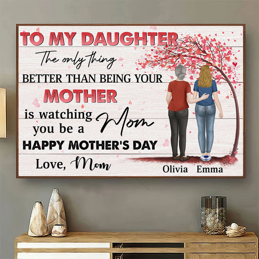 To My Daughter - Personalized Custom Poster