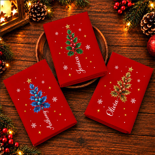 Everyone Is A Christmas Tree - Personalized Napkin