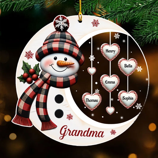 Sweetheart Of Nana - Personalized Custom Acrylic Ornament