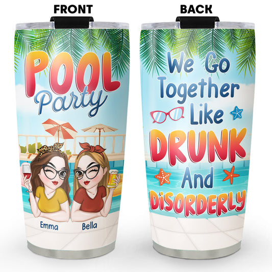 Pool Party - Personalized Custom Tumbler