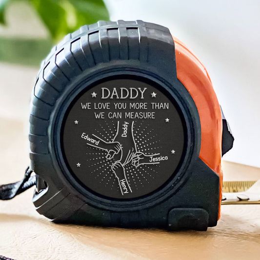 Hands Of Love - Personalized Custom Tape Measure