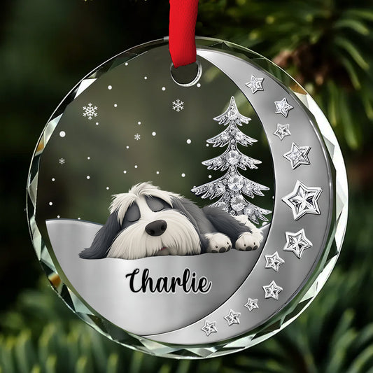 Beside You - Personalized Custom 3D Effect Glass Ornament
