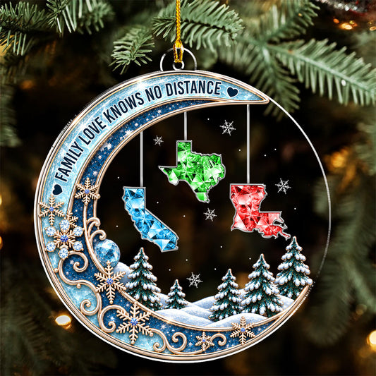 Our Lovely Family - Personalized Acrylic Ornament
