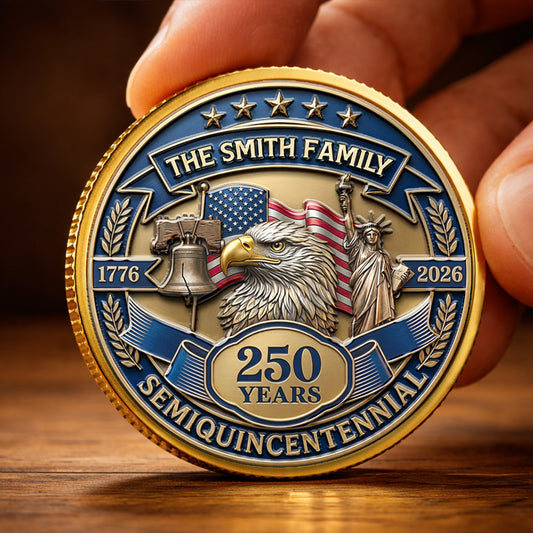 Semiquincentennial - Personalized Custom Commemorative Keepsake Coin