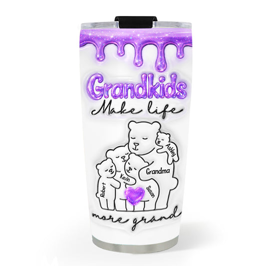 Grand Life - Personalized Custom 3D Inflated Effect Tumbler