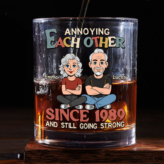 Love You Forever - Personalized Custom Whiskey Glass