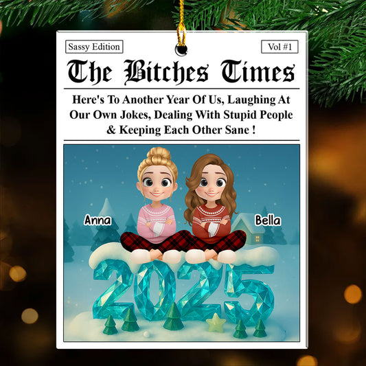 To Another Year Of Us - Personalized Custom Acrylic Ornament