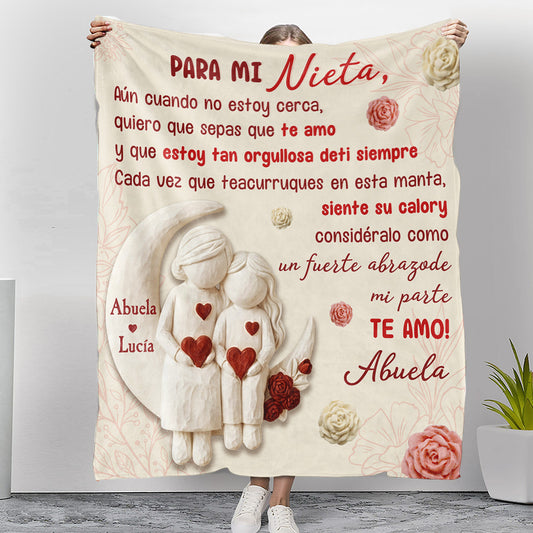 Quiero que sepas cuánto te amo - Manta de lana personalizada