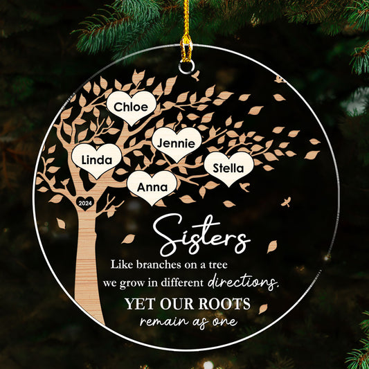 Our Roots Remain As One - Personalized Custom Acrylic Ornament