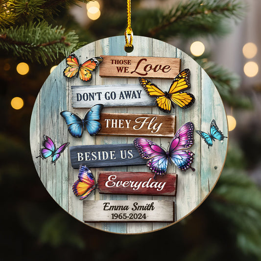 Your Love Will Guide Us Always - Personalized Custom Wood Ornament