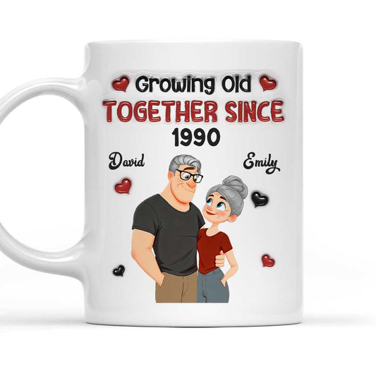 Growing Old - Personalized Custom 3D Inflated Effect Mug