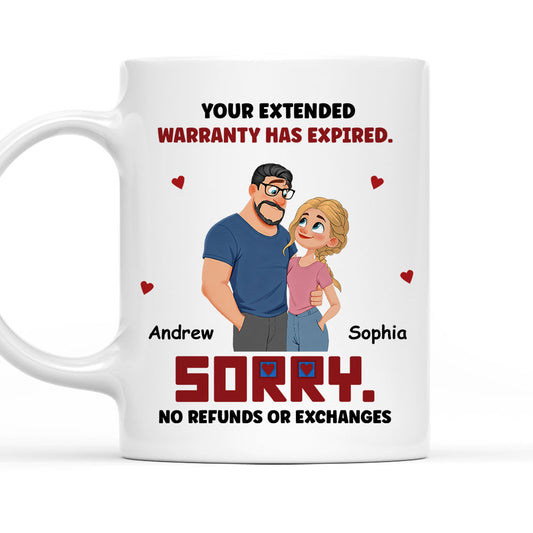 No Returns On This Love - Personalized Custom Coffee Mug
