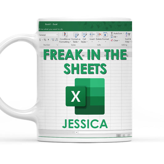 Freak In The Sheets - Personalized Custom Coffee Mug