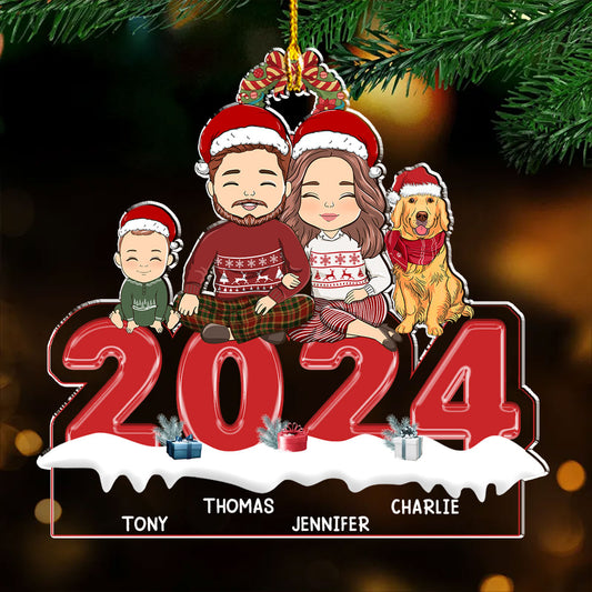 Family 2024 - Personalized Custom Acrylic Ornament