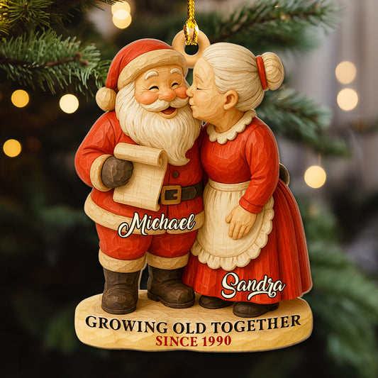 Your Work Made A Difference - Personalized Custom 3D Effect Wood Ornament