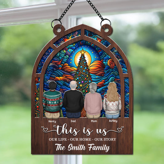 Our Bond Is Unbreakable - Personalized Custom Suncatcher