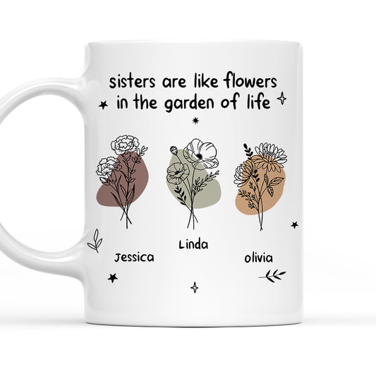 Like A Flower In The Garden Of Life - Personalized Custom Coffee Mug