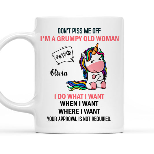 Do Not Piss Me Off - Personalized Custom Coffee Mug