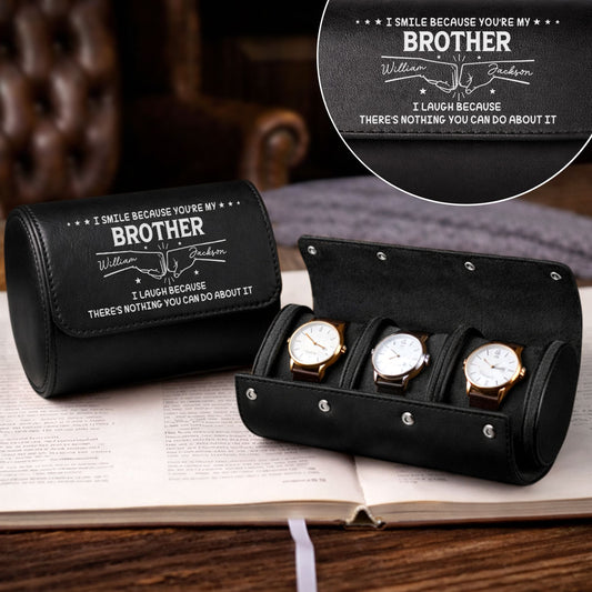 My Brother Version - Personalized Custom Leather Watch Case